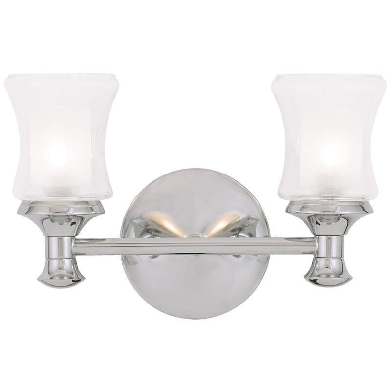 Livex Randolph 2 Light Polished Chrome Bath Light - C185-1462-05
