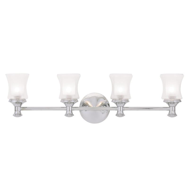 Livex Randolph 4 Light Polished Chrome Bath Light - C185-1464-05