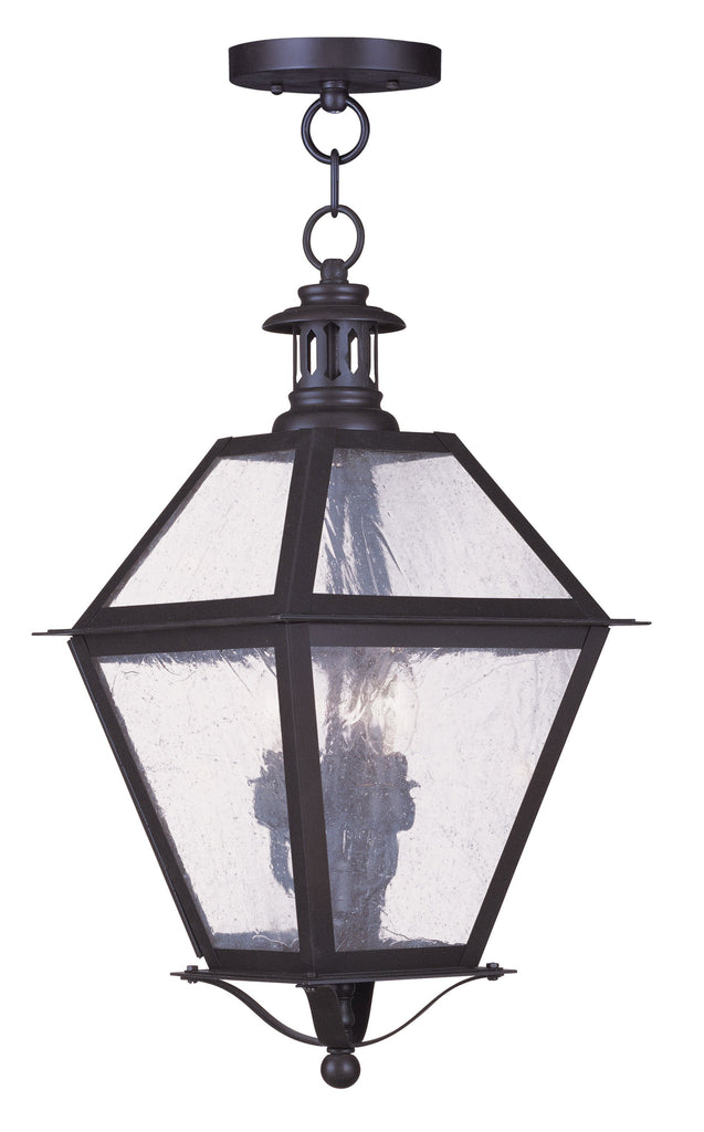 Livex Waldwick 3 Light Bronze Outdoor Chain Lantern - C185-2046-07