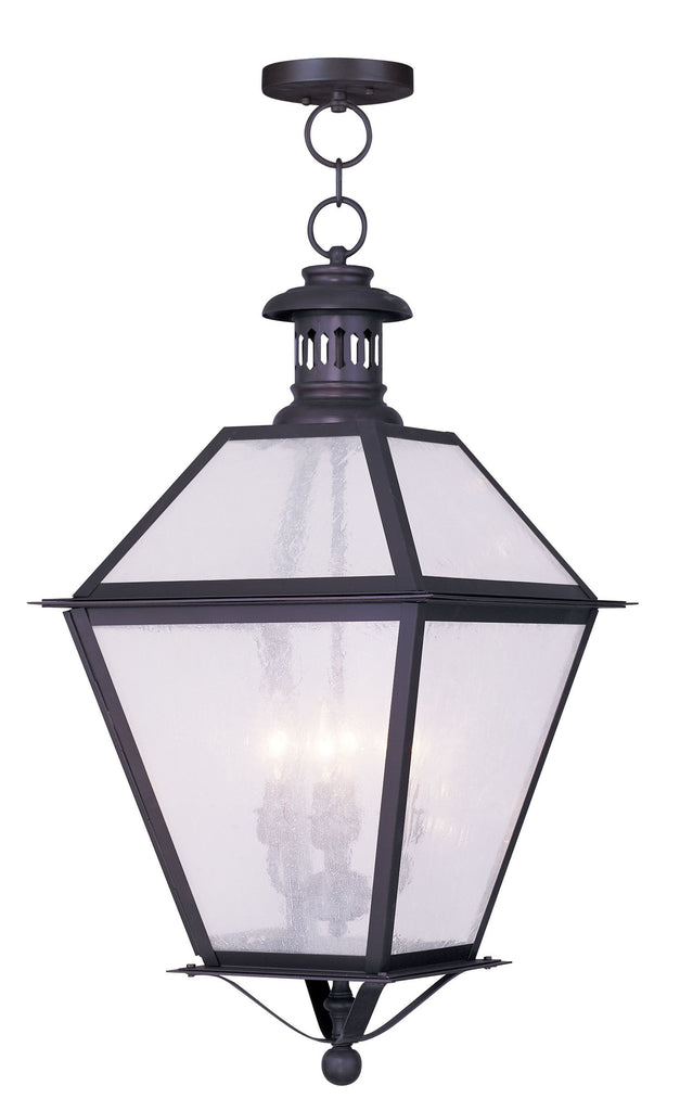 Livex Waldwick 4 Light Bronze Outdoor Chain Lantern - C185-2055-07
