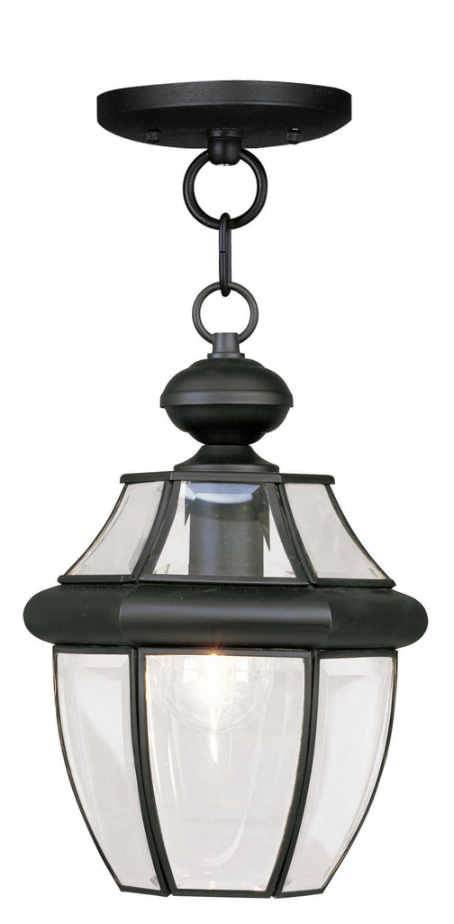 Livex Monterey 1 Light Black Outdoor Chain Lantern - C185-2152-04