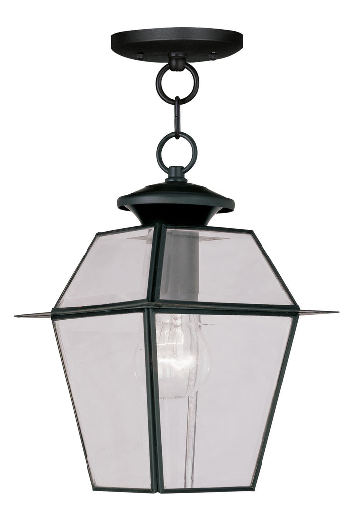 Livex Westover 1 Light Black Outdoor Chain Lantern - C185-2183-04