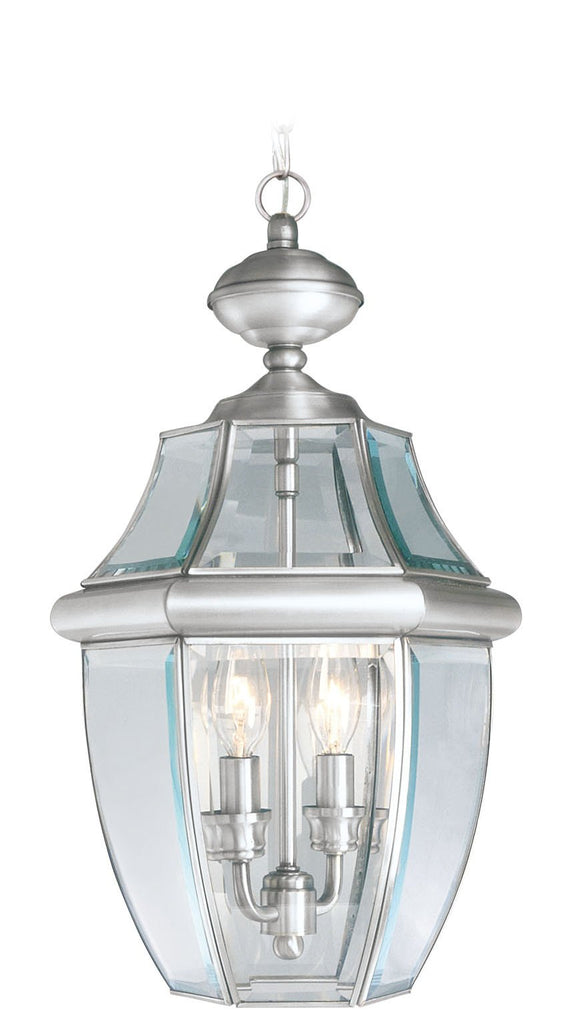 Livex Monterey 2 Light BN Outdoor Chain Lantern - C185-2255-91
