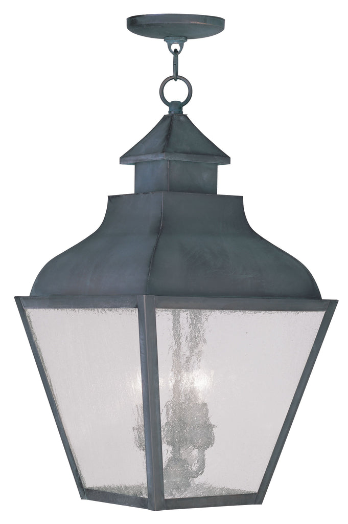 Livex Vernon 3 Light Charcoal Outdoor Chain Lantern - C185-2456-61