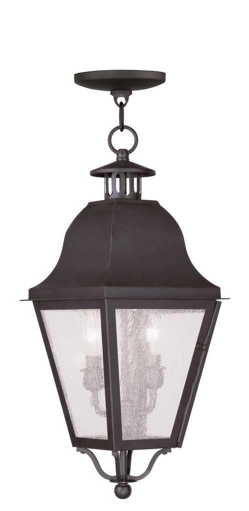 Livex Amwell 2 Light Bronze Outdoor Chain Lantern - C185-2546-07