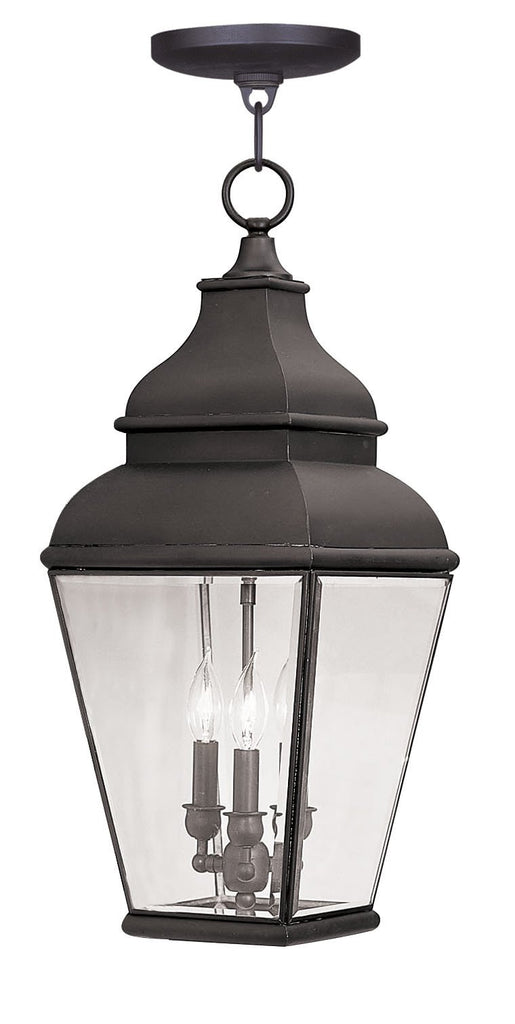 Livex Exeter 3 Light Bronze Outdoor Chain Lantern - C185-2597-07