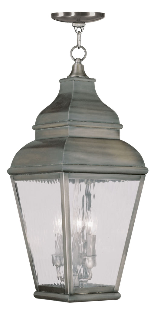 Livex Exeter 3 Light Bronze Outdoor Chain Lantern - C185-2610-29