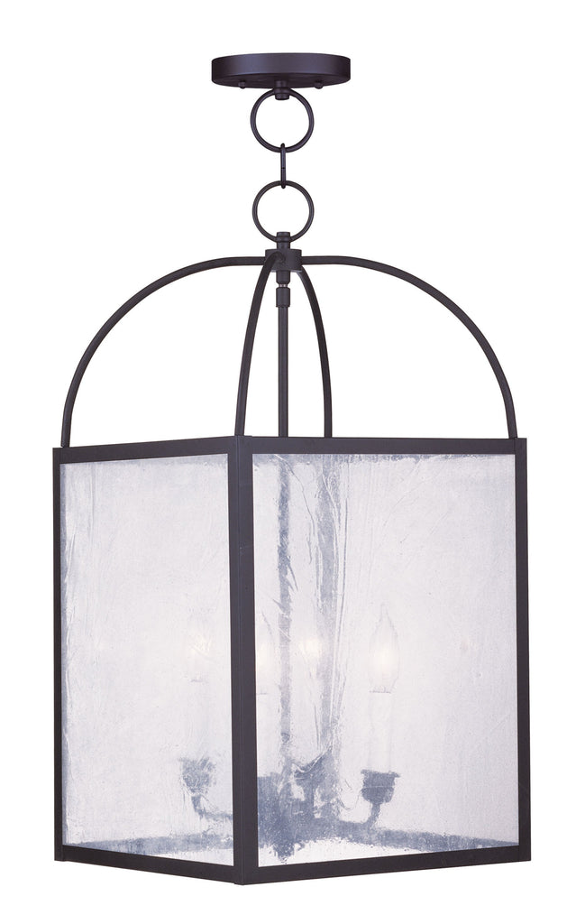 Livex Milford 4 Light Black Chain Lantern - C185-4046-04