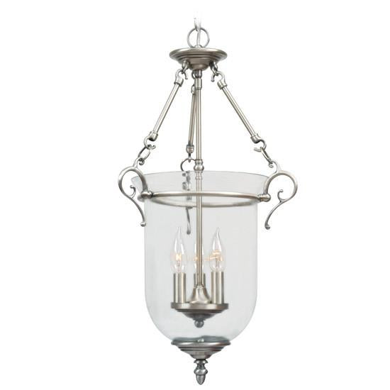 Livex Legacy 3 Light Brushed Nickel Chain Lantern - C185-5022-91