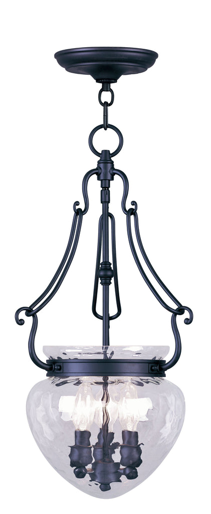 Livex Duchess 3 Light Black Chain Lantern - C185-5043-04