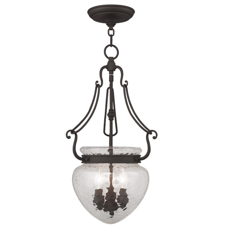 Livex Duchess 3 Light Bronze Chain Lantern - C185-5043-07