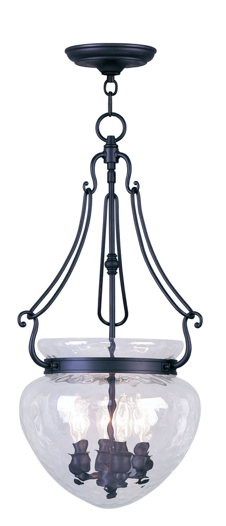 Livex Duchess 4 Light Black Chain Lantern - C185-5044-04