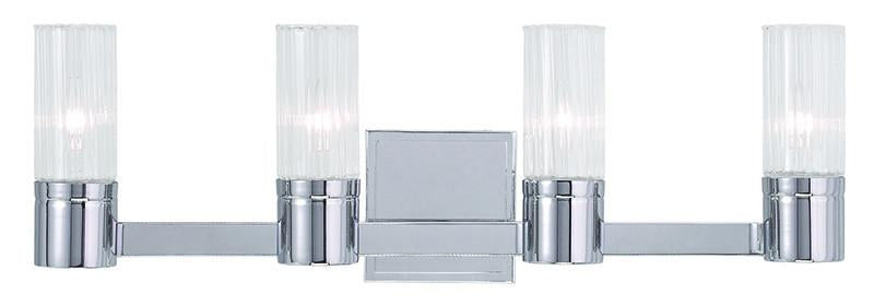Livex Midtown 4 Light Polished Chrome Bath Light - C185-50684-05