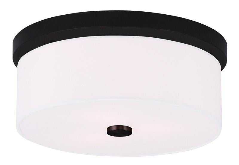 Livex Meridian 2 Light Bronze Ceiling Mount - C185-50863-07