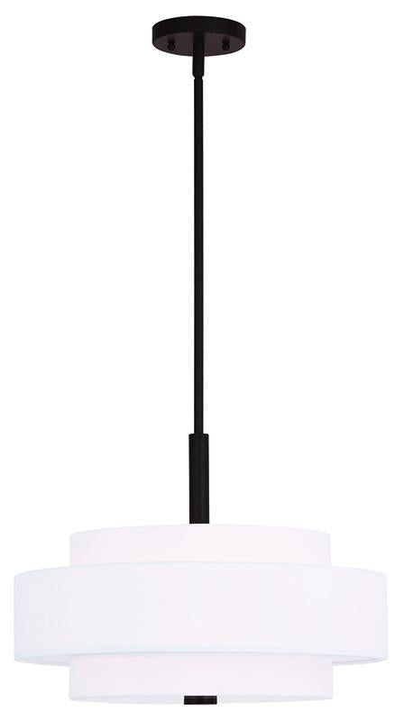 Livex Meridian 4 Light Bronze Pendant - C185-50874-07