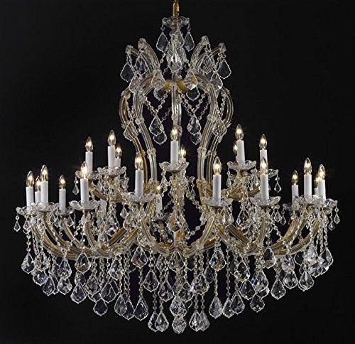 Maria Theresa Chandelier Crystal Lighting Chandeliers Dressed With Empress Crystal (Tm) H 44" W 46" Great For Large Foyer / Entryway - G83-Cg/2007/24+1