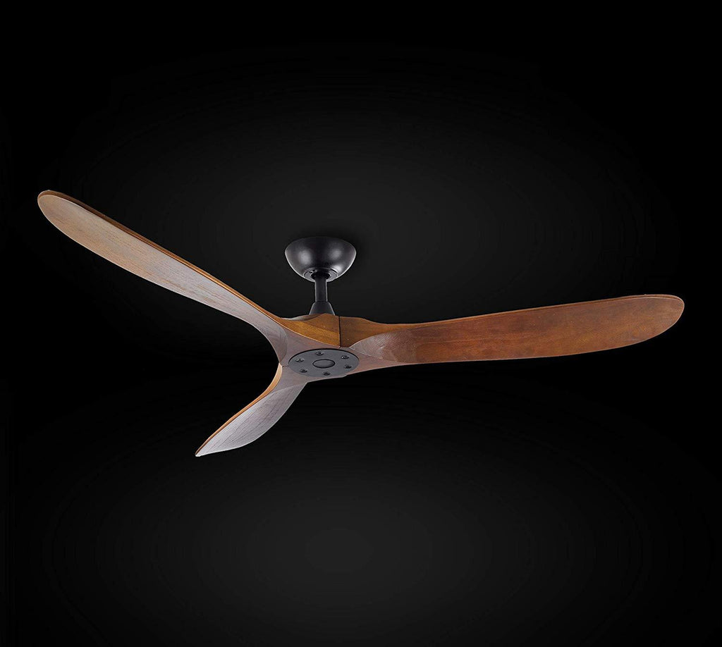 Indoor/Outdoor Ceiling Fan - Vintage Rustic Propeller Wood Indoor/Outdoor Ceiling Fan - 60" Diameter - G7-18/15/4561