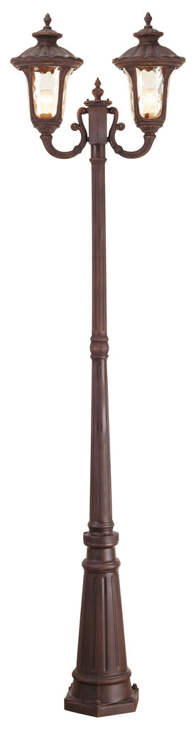 Livex Oxford 2 Light IB Outdoor 2 Head Post - C185-7660-58