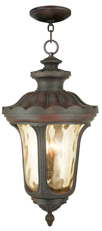 Livex Oxford 4 Light IB Outdoor Chain Lantern - C185-76703-58