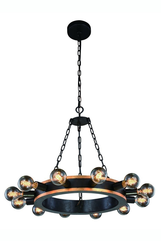 ZC121-1500D25VBGI - Urban Classic: Winston 12 light Golden Iron & Vintage Bronze
Pendant