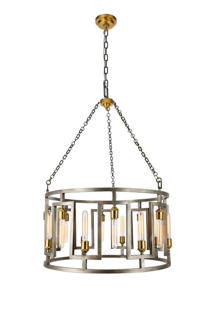 ZC121-1544D32VN - Urban Classic: Fontana 16 light in
Vintage Nickel chandelier