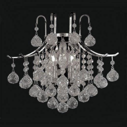 A93-SILVER/3/876 Wall Sconces WALL SCONCE Chandeliers, Crystal Chandelier, Crystal Chandeliers, Lighting