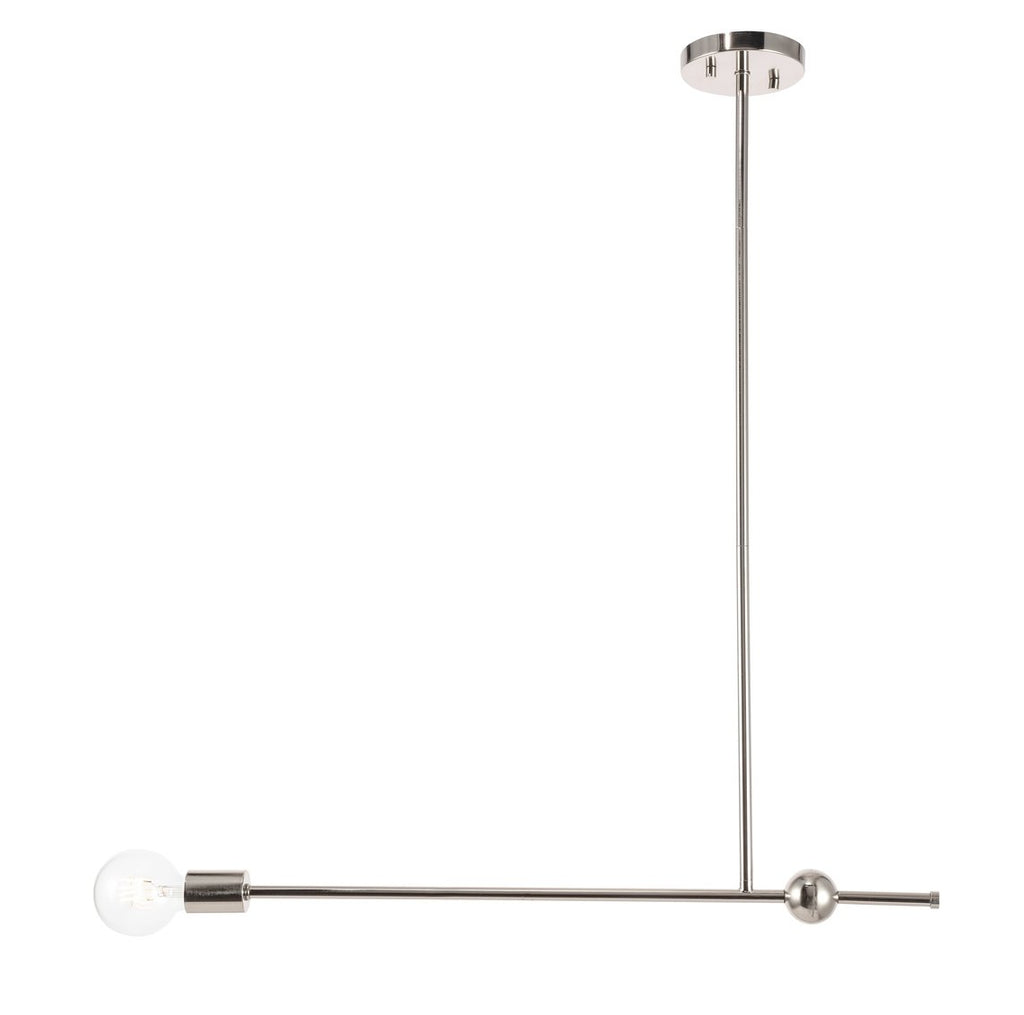 ZC121-LD8042D27C - Living District: Brees 1 light Chrome pendant