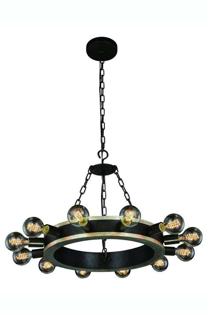 ZC121-1500D25VBSL - Urban Classic: Winston 12 light Silver Leaf & Vintage Bronze
Pendant