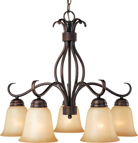 Basix 5-Light Chandelier Oil Rubbed Bronze - C157-10124WSOI