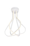 ZC121-5105F18WH - Regency Lighting: Dahlia 3 light in White Flush mount